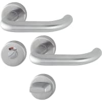HOPPE Paris Quick-fit SecuSan Handle Set Stainless Steel