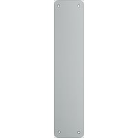 ARRONE Finger Plate, Grade 304 Stainless Steel with Radius corners 350 mm x 75 mm