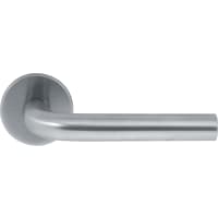 ARRONE Handle Set on Rose for Interior Doors Stainless Steel