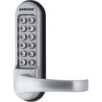 ARRONE 87138556 Mechanical Push Button Lock Matt Chrome AR525-MC