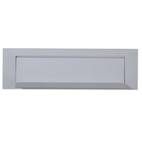 Frisco Gravity Letter Plate 76 x 250mm Satin Anodised Aluminium