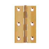 Eclipse Solid Drawn Hinges 76 x 41mm Brass Pack of 2