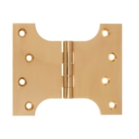 Frisco Parliament Hinge 102 x 76 x 127 x 4mm Polished Brass Pack of 2