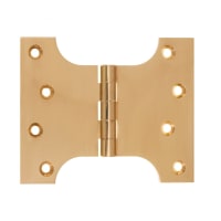 Frisco Parliament Hinge 102 x 76 x 127 x 4mm Polished Brass Pack of 2
