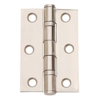 Frisco Plain Bearing Hinge 76 x 51 x 1.5mm Satin Stainless Steel