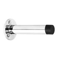 Eclipse Tubular Projection Door Stop 76mm Polished Chrome Plated