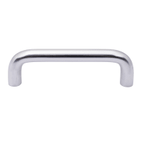 Pull Handle 150mm x 19mm Satin Anodised Aluminium