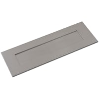 Frisco Sprung Letter Plate Flap 330 x 110mm Satin Stainless Steel