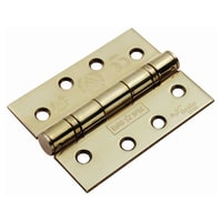 Eurospec Fire Door Hinge Square Edge Stainless Brass Pack of 2