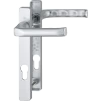 Hoppe Duraplus London Euro Handle Set 206 x 26mm Silver