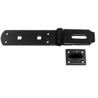 A Perry No.149H Heavy Hasp and Staple 250mm Black
