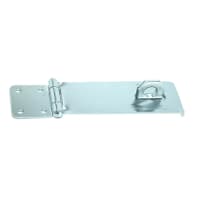 A Perry No.HS617 Safety Hasp and Staple 115mm Zinc Plated