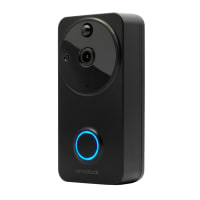 Amalock DB101 Wireless Wi-Fi Video Doorbell with Door Chime Black