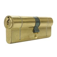 Hi-Sec Anti Snap Bump Euro Cylinder 85mm Brass 30-10-45