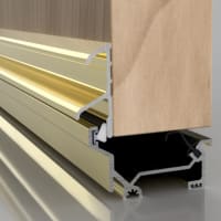 Stormguard DRY-X Winterbar Threshold Gold Finish Aluminium 920mm