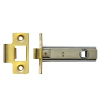 ASEC Tubular Latch - 76mm Electro Brass Boxed