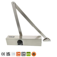 Briton 2003 Overhead Door Control Satin Stainless Steel