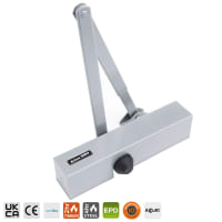 Briton 2003 Overhead Fire Door Closer - Silver