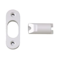 Yale WS12 Hinge Bolts 70 x 25mm White Pack of 2