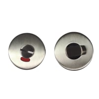 Dorma Pure 5mm Indicator/Release & Turn with Fixings Stainless Steel