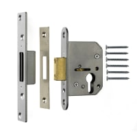 ERA Viscount Euro Mortice Deadlock 76mm Satin Finish