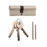 ERA 6-Pin 40/60mm Euro Profile Double Cylinder Lock Satin
