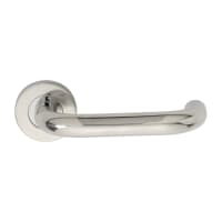Eurospec Nera Safety Lever on Sprung Rose Bright Stainless Steel