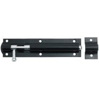 A Perry No.923A Enclosed Tower Bolt Straight 250mm Black