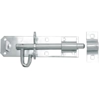 A Perry No.2A Medium Brenton Padlock Bolt 100mm Zinc Plated