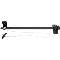 A Perry No.1012 Junior Reliance Door Holder with Fittings 380mm Black