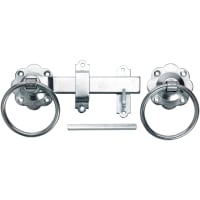 A Perry No.1136 Plain Ring Handled Gate Latch 180mm Galvanised