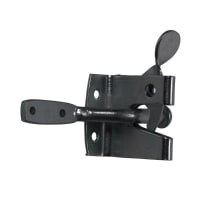 A Perry No.1932 Automatic Gate Catch Medium Black