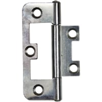 A Perry No.105 Flush Cabinet Hinge 60mm Zinc Plated