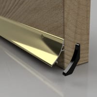 Stormguard Rain Deflector Gold Effect Finish Aluminium 914mm x 32mm