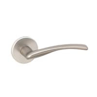 URFIC Delta Lever On Rose Stainless Steel Effect