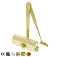 Briton 121CE Overhead Door Closer Gold