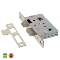 Legge B3751/3.0.NP Bathroom Mortice Lock (76mm) Nickel Plated