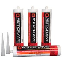 Astro Intumescent Acoustic Mastic 310ml Cartridge White