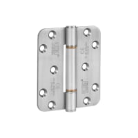 Union 603 Powerload Butt Hinge Radius Corner Satin Stainless Steel 100mm X 88mm X 3mm 