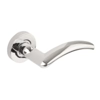 Jigtech Viper Fire Rated Lever on Rose - Polished Chrome