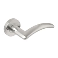 Jigtech Viper Fire Rated Lever on Rose - Satin Chrome Plated