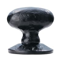 Carlisle Brass Oval Mortice Knob Handle 60mm Black Antique