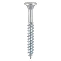 TIMCO Twin-Thread Woodscrews Countersunk Head 10 Gauge 2.75Inch Box of 200