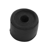 Magnets Hardware Rubber Door Buffer 34mm Diameter Black