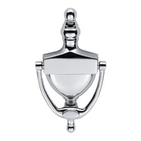 Carlisle Brass Victorian Urn Door Knocker Polished Chrome