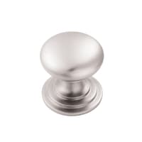 Carlisle Brass Victorian Cupboard Knob 32mm Satin Chrome