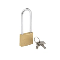 Burg-Wachter Magno 400 E 40mm Brass Padlock with 65mm Long Shackle - Keyed Alike Z1 Suite