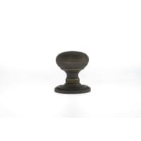 Old English Harrogate Solid Brass Mushroom Mortice Knob on Concealed Fix Rose Urban Bronze