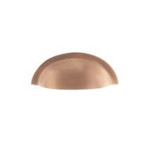 Old English Winchester Solid Brass Cabinet Cup Pull on Concealed Fix Urban Satin Copper