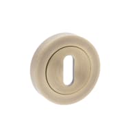 Old English Key Escutcheon Matt Antique Brass